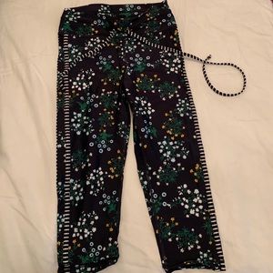 The Upside cropped, drawstring waisted leggings